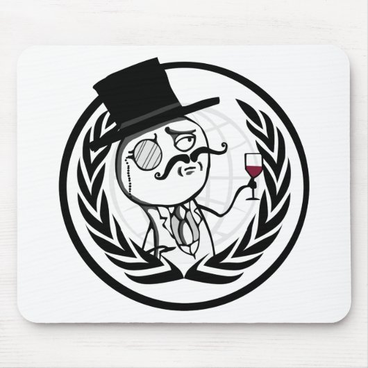LulzSec Anonymous Logo Muismat (Voorkant)