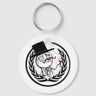 LulzSec Anonymous Logo Sleutelhanger