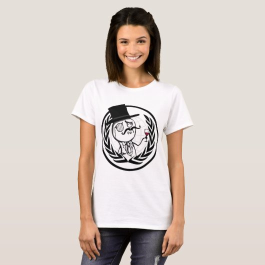LulzSec Anonymous Logo T-shirt (Voorkant volledig)