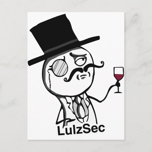 LulzSec Briefkaart (Voorkant)
