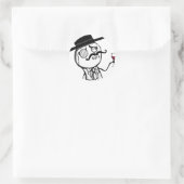LulzSec Ronde Sticker (Tas)