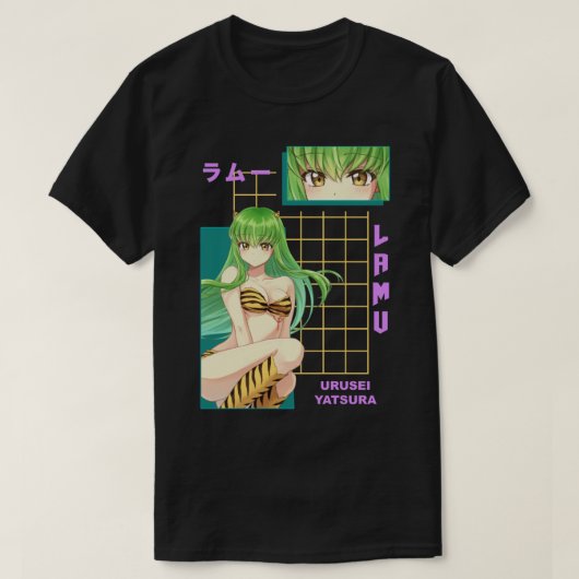 Lum Urusei Yatsura anime150 T-shirt (Design voorkant)