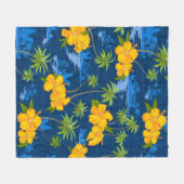 Lumahai Beach Hidden Hawaii Fleece Deken (Voorkant (Horizontaal))