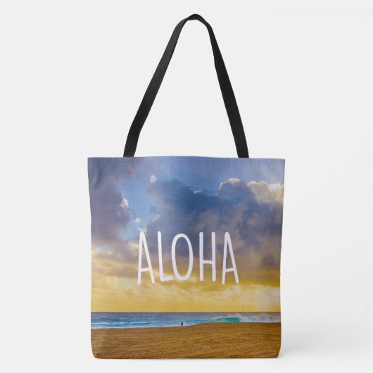 Lumahai Beach, Kauai, Aloha Hawaiian Beach Bag Tote Bag (Voorkant)