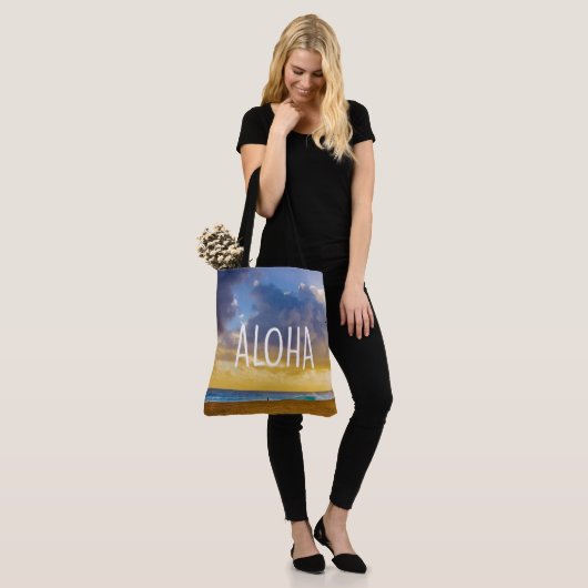 Lumahai Beach, Kauai, Aloha Hawaiian Beach Bag Tote Bag (Op model)