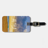 Lumahai Beach, Kauai, Hawaï - Aloha Bagagelabel (Voorkant horizontaal)