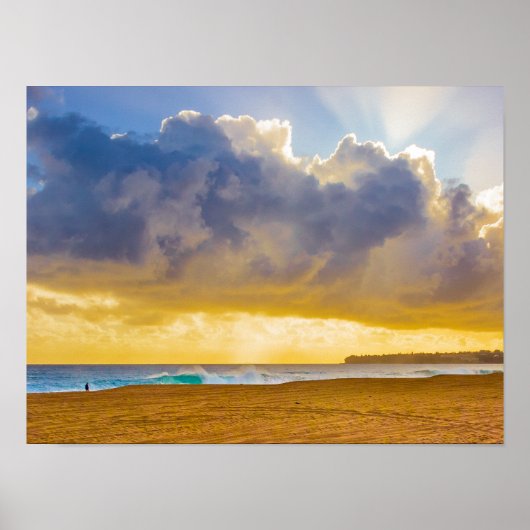Lumahai Beach, Kauai, Hawaï Poster (Voorkant)