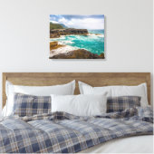 Lumaha'i Beach, Kauai, Hawaïaanse foto Canvas Afdruk (Insitu (Slaapkamer))