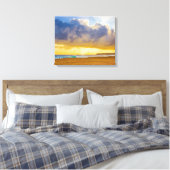 Lumahai Beach, Kauai, Hawaii Canvas Afdruk (Insitu (Slaapkamer))