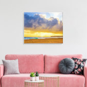 Lumahai Beach, Kauai, Hawaii Canvas Afdruk (Insitu (Woonkamer))