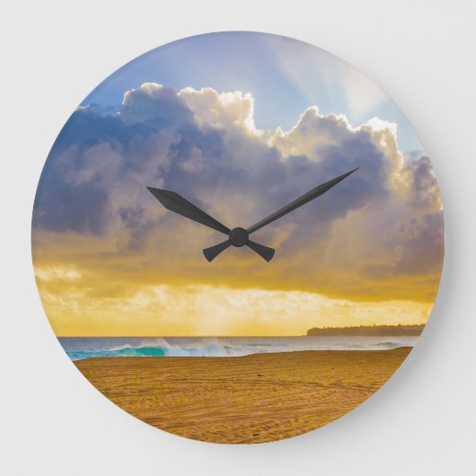 Lumahai Beach, Kauai, Hawaii Grote Klok (Voorkant)