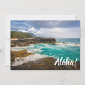 Lumaha'i Beach, Kauai, Hawaii Kaart (Voorkant)