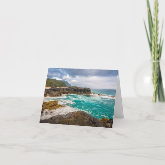 Lumaha'i Beach, Kauai, Hawaii Notitiekaartje (Voorkant)