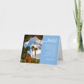 Lumahai Beach, Kauai, Hawaii Notitiekaartje (Achterkant)