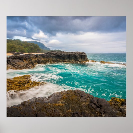 Lumaha'i Beach, Kauai, Hawaii Poster (Voorkant)