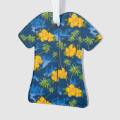 Lumahai Beach Verborgen Hawaii Aloha Shirt Ornament (voorkant)