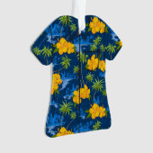 Lumahai Beach Verborgen Hawaii Aloha Shirt Ornament (voorkant)