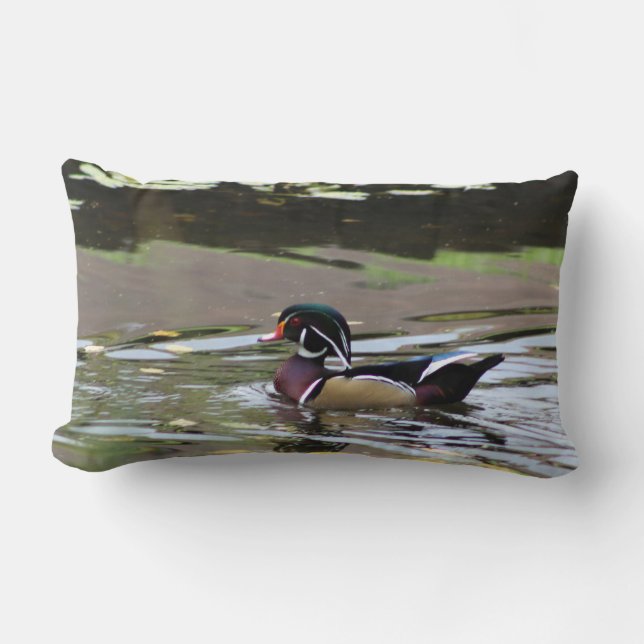 Lumbaal kussen met een houthakker (Voorkant)