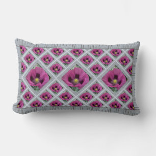 Lumbale Sierkussen met Magenta Poppies Kussen