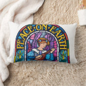 Lumbar-kussen Glas in lood Vrede op aarde Kussen (Deken)