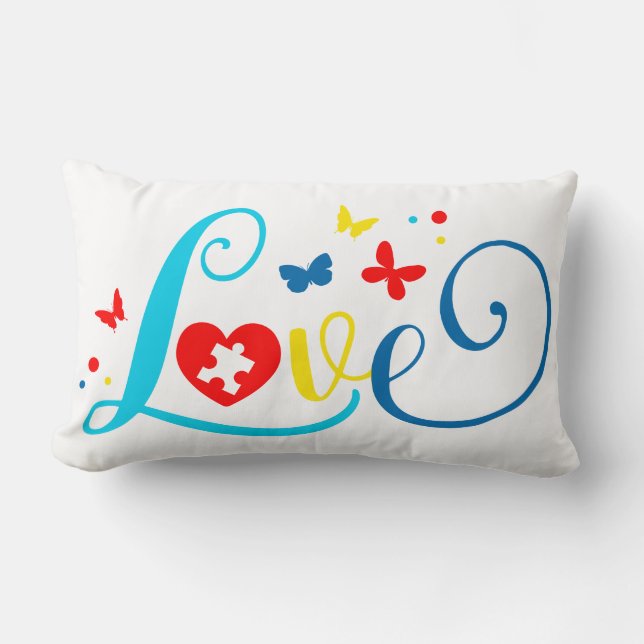 Lumbar Pillow 13 x 21 inch Kussen (Voorkant)
