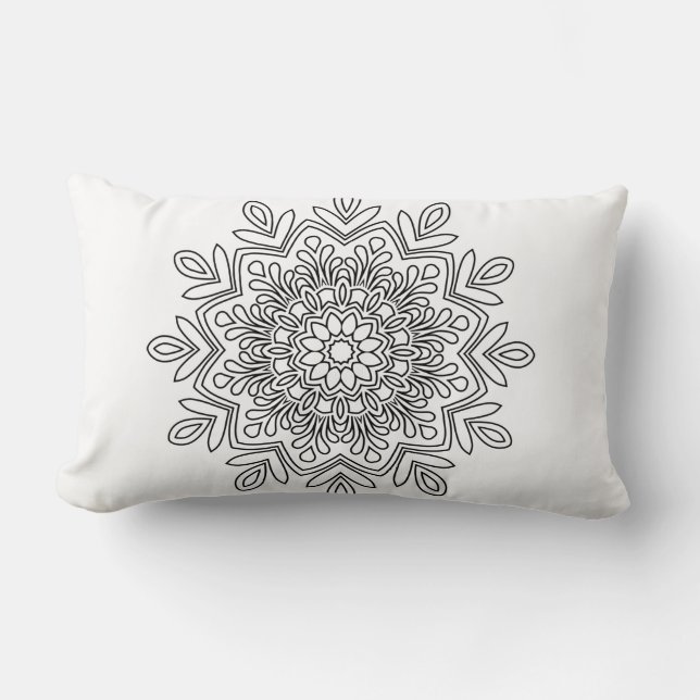 Lumbar Pillow 13 x 21 inch Kussen (Voorkant)