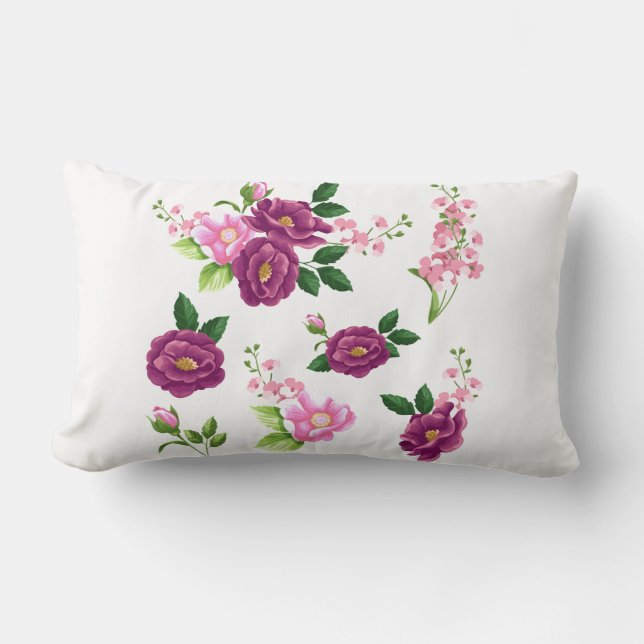 Lumbar Pillow 13 x 21 inch Kussen (Voorkant)