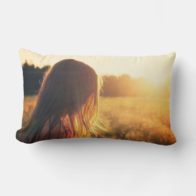 Lumbar Pillow 13 x 21 inch Kussen (Voorkant)