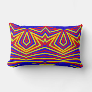 Lumbar Pillow, een elegant multico-stoffenontwerp Kussen