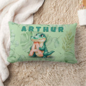 Lumbar Pillow – Jungle Alligator – Custom Name Kussen (Deken)