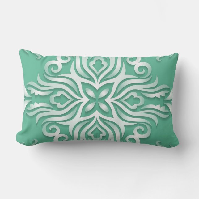 Lumbar Pillow Mint Design Designer Pillow Kussen (Voorkant)