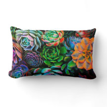 Lumbar Pillow natuur succulent texture