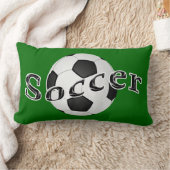 Lumbar Soccer Pillow Jouw naam and Jersey NUMBER Kussen (Deken)