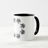 Lumbar Vertebra Starburst Pattern Chiropractic Mok (Voorkant rechts)