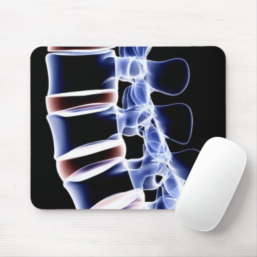 Lumbar Vertebrae 2 Muismat (Met muis)