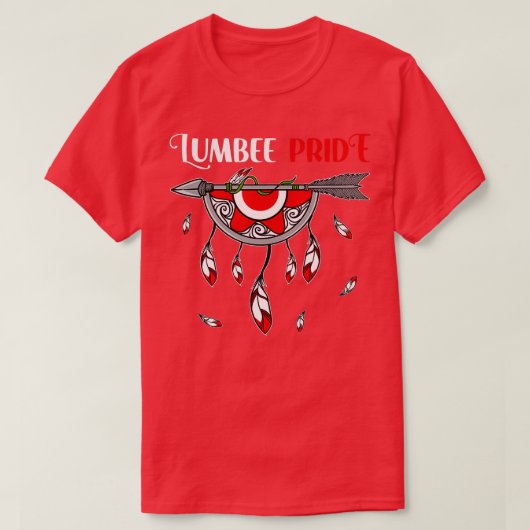 Lumbee Inheemse Tribale Pride Inheems Erfgoed T-shirt (Design voorkant)