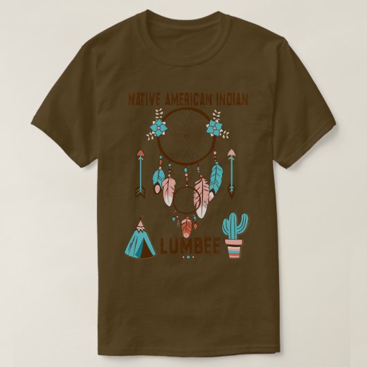 Lumbee Pride Native American Proud T-shirt (Design voorkant)