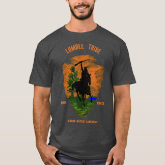 Lumbee Tribe Native American Indian Pride Retro T-shirt