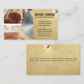 Lumber | Borden | Houtkorrels | Zauw Visitekaartje (Voorkant / Achterkant)