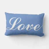 Lumber Cushion - Liefde (Cornflower Blue) Kussen (Achterkant)