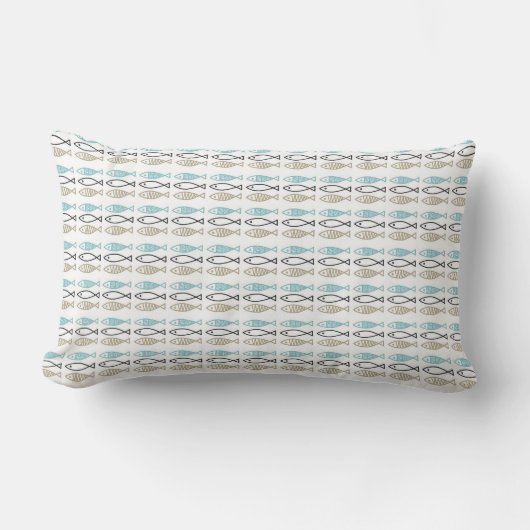 Lumber Cushions - Scandinavische Patroonvis Kussen (Voorkant)