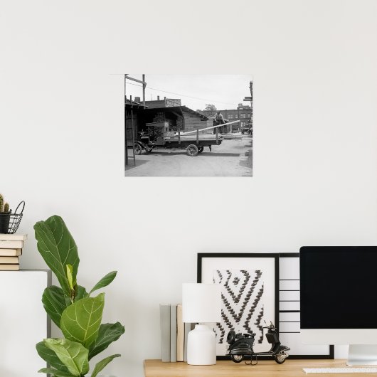 Lumber Delivery Truck, 1926.  foto Poster (Thuiskantoor)