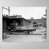 Lumber Delivery Truck, 1926.  foto Poster (Voorkant)