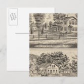 Lumber en Grist Mills in Arlington Vermont Briefkaart (Voorkant / Achterkant)