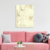 Lumber en landbouwwerktuigen canvas afdruk (Insitu (Woonkamer))