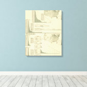 Lumber en landbouwwerktuigen canvas afdruk (Insitu (Houten vloer))