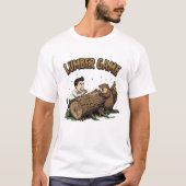 Lumber Game Design - Beaver vs Human Competition T-shirt (Voorkant)