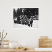 Lumber Hauling Seward, Alaska 1919 Poster (Keuken)