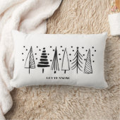 Lumber-kussen - Laat het sneeuwpine-bomen Kussen (Deken)