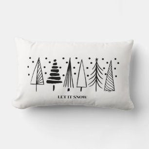 Lumber-kussen - Laat het sneeuwpine-bomen Kussen